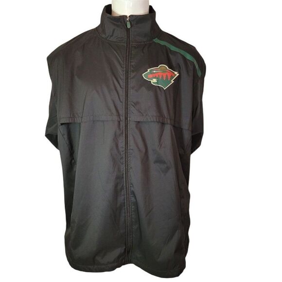 Minnesota Wild Fanatics Authentic Pro Rinkside Anorak Jacket (size 2XL) - Picture 2 of 8